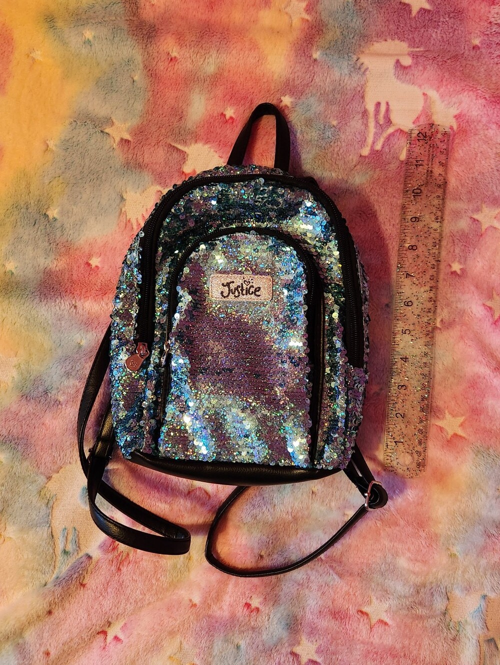 Justice Mini Sequin Backpack
